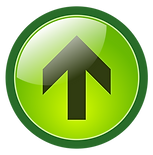 Clip art up arrow inside of circle