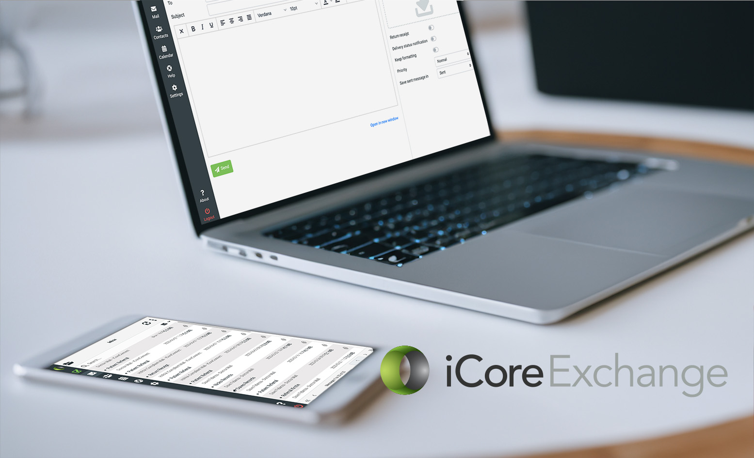 iCoreExchange Promotional Image Laptop and Mobile@0.5x